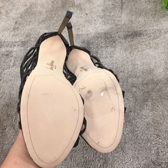 8.5 NWOB Jeweled Stilleto Cage Sandals Sam Edelman - Picture 4 of 8